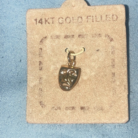 Jewelry - 14KT Gold Filled Drama Mask Pendant Charm